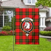 Dunbar Modern Tartan Crest Garden Flag